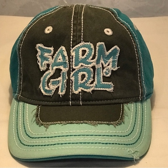 J. America / Farm Girl Adjustable Distressed Girl's Cap - Picture 2 of 16
